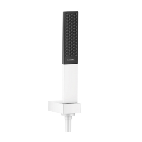 Hansgrohe Rainfinity Ручной душ с гибким шлангом 125 см, цвет: белый матовый фото в интернет-магазине САНТЕХСИТИ
