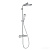 Hansgrohe Crometta Showerpipe S 240 SHP: термостат для душа + стойка с верхним душем 240мм + ручной душ со шлангом 160мм, цвет: хром фото в интернет-магазине САНТЕХСИТИ