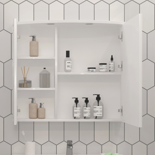 80 Зеркало-шкаф Cosmo 80 фото в интернет-магазине САНТЕХСИТИ
