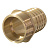 Резьбовой фитинг Штуцер TIM латунный с нар.р 1/2"х10мм фото в интернет-магазине САНТЕХСИТИ