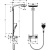 Hansgrohe Raindance Душевой гарнитур, в набор входят: верхний душ Raindance Select 300 3 jet с шарнирным соединением и QuickClean 2 типа струи: Rain: широкая дождевая струя. RainAir: объемная дождевая струя с технологией AIRPower, термо фото в интернет-магазине САНТЕХСИТИ