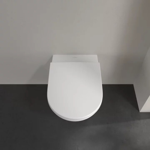 Villeroy&Boch Subway 3.0 Унитаз подвесной, безободковый, смыв Tornado, сиденье в комплекте SoftClosing, цвет альпийский белый фото в интернет-магазине САНТЕХСИТИ