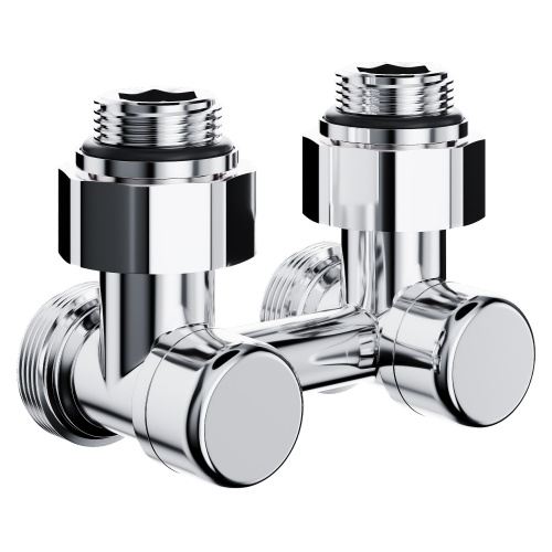 Узел нижнего подключения Royal Thermo Design угловой 1/2"х3/4" EK (хром) фото в интернет-магазине САНТЕХСИТИ