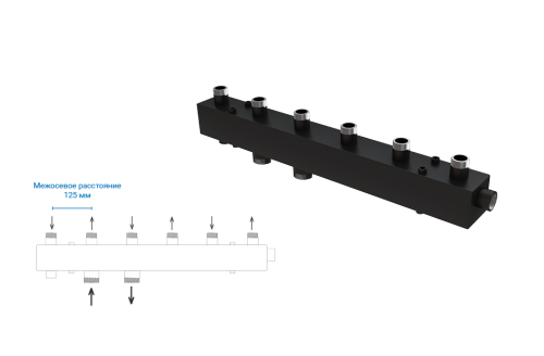 Коллектор котловой ASKON Стандарт 25М/125/40/5 фото в интернет-магазине САНТЕХСИТИ