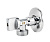 Кран шаровой PROFACTOR CHROME угловой для бытовой техники н/н 1/2" х 3/4" фото в интернет-магазине САНТЕХСИТИ