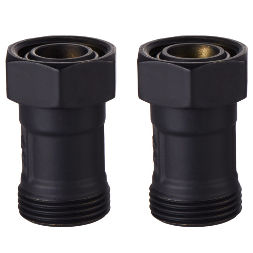 Набор нижнего подключения Royal Thermo прямой раздельный 3/4х3/4ЕК (черный) фото в интернет-магазине САНТЕХСИТИ