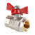 Кран шаровый VALTEC 3/4" вн.-вн. рукоятка бабочка фото в интернет-магазине САНТЕХСИТИ
