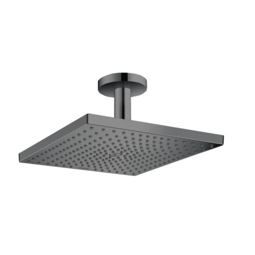 Hansgrohe Raindance Верхний душ, 300х300мм, 1 jet, потолочный держателем, цвет: шлифованный черный хром фото в интернет-магазине САНТЕХСИТИ