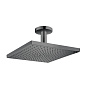 Hansgrohe Raindance Верхний душ, 300х300мм, 1 jet, потолочный держателем, цвет: шлифованный черный хром фото в интернет-магазине САНТЕХСИТИ