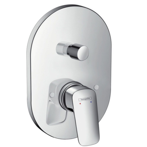 Hansgrohe Logis смеситель для ванны, внешняя часть, цвет: хром фото в интернет-магазине САНТЕХСИТИ