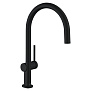 Hansgrohe Talis Смеситель для кухни,220, 1jet, цвет: матовый черный фото в интернет-магазине САНТЕХСИТИ