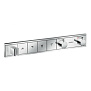 Hansgrohe RainSelect Смеситель для душа, термостатический, 4 источника, СМ, внешняя часть, цвет: хром фото в интернет-магазине САНТЕХСИТИ