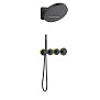 Душевая система встроенная с термостатом Timo Saona SX-2329/03SM черный фото в интернет-магазине САНТЕХСИТИ