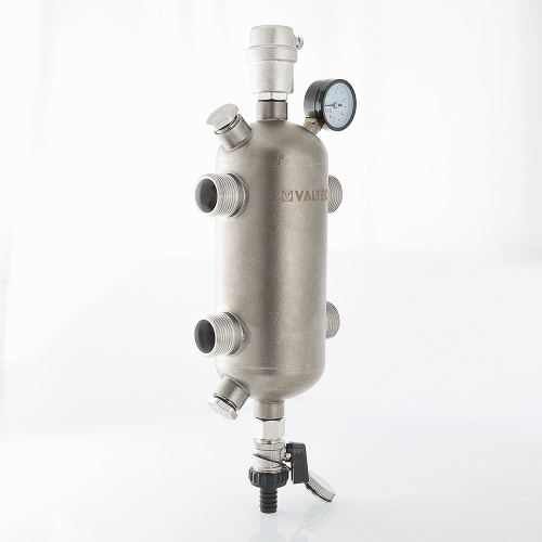 Гидроразделитель VALTEC из нержавеющей стали 1" фото в интернет-магазине САНТЕХСИТИ