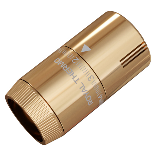 Термоголовка жидкостная Royal Thermo Design М30х1,5 (золото) фото в интернет-магазине САНТЕХСИТИ