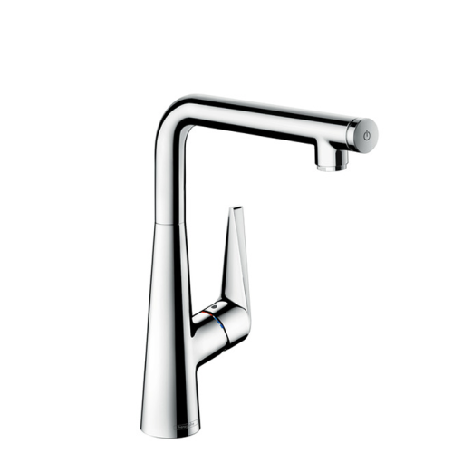 Hansgrohe Talis Select S, Смеситель для кухни, с поворотным изливом, Цвет: сталь фото в интернет-магазине САНТЕХСИТИ