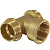 Резьбовой фитинг TIM Тройник с 2-мя переходами на нар.р (латун.)  1/2" нар/вн/нар фото в интернет-магазине САНТЕХСИТИ