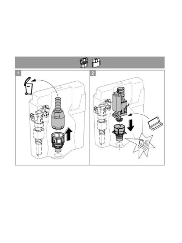 Смывной клапан для инсталяций GROHE AV1 42320 000 (42320000) фото в интернет-магазине САНТЕХСИТИ