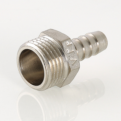 Резьбовой фитинг VALTEC Штуцер для шланга 1/2" нар. х12мм. фото в интернет-магазине САНТЕХСИТИ