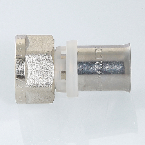 Пресс фитинг VALTEC Соединитель с переходом на вн. р. 16х1/2" фото в интернет-магазине САНТЕХСИТИ