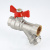 Кран шаровой со встроенным фильтром VALTEC 1/2" вн-вн бабочка фото в интернет-магазине САНТЕХСИТИ