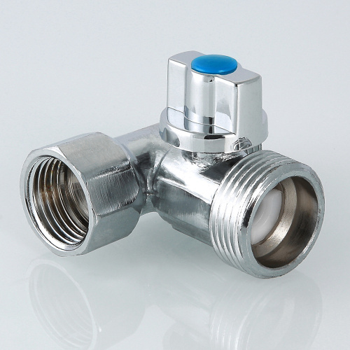 Кран проходной VALTEC для стиральной машины 1/2"х3/4"х1/2 фото в интернет-магазине САНТЕХСИТИ