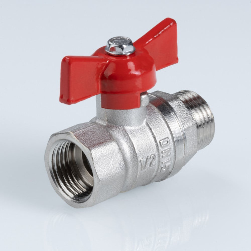 Кран шаровой VALTEC СТАНДАРТ ГОСТ 1/2" бабочка вн.-нар. (PN40) фото в интернет-магазине САНТЕХСИТИ