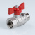 Кран шаровой VALTEC СТАНДАРТ ГОСТ 1/2" бабочка вн.-нар. (PN40) фото в интернет-магазине САНТЕХСИТИ