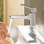 Hansgrohe Metropol смеситель для раковины однорычажный, 100, цвет: хром фото в интернет-магазине САНТЕХСИТИ
