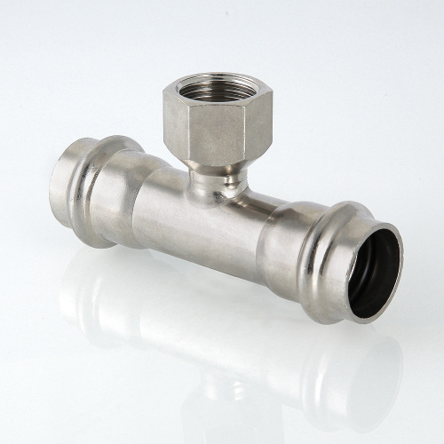 Фитинг нержавеющая сталь VALTEC Тройник с вн.р. 28х3/4" фото в интернет-магазине САНТЕХСИТИ