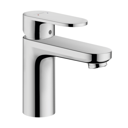 Hansgrohe Vernis Blend Смеситель для раковины, излив 100 мм, с донным клапаном, цвет: хром фото в интернет-магазине САНТЕХСИТИ