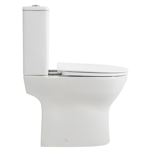 BB045CPR/SC LOUNGE Чаша безободкового унитаза с сиденьем дюропласт soft close, P-trap+BB045CPR/SC+BB045/051T LOUNGE Бачок, BB045/051T фото в интернет-магазине САНТЕХСИТИ