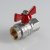 Кран шаровый VALTEC ГОСТ 1/2" вн.-вн. рукоятка бабочка фото в интернет-магазине САНТЕХСИТИ