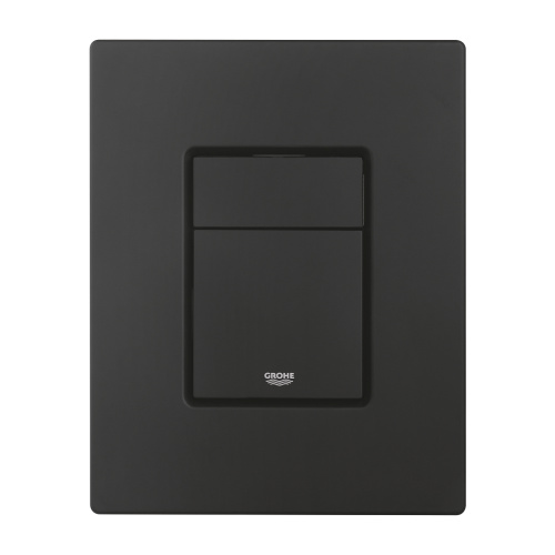 Накладная панель GROHE Skate Cosmopolitan 38732KF0 (кнопка квадратная) цв.черный мат фото в интернет-магазине САНТЕХСИТИ