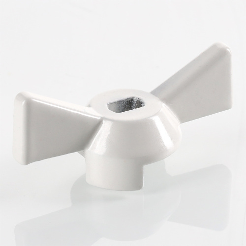 Ручка-бабочка для крана VALTEC 1/2"-3/4" белая фото в интернет-магазине САНТЕХСИТИ