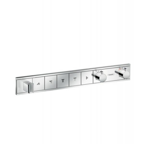 Hansgrohe RainSelect Смеситель для душа, термостатический, 5 источника, СМ, внешняя часть, цвет: хром фото в интернет-магазине САНТЕХСИТИ