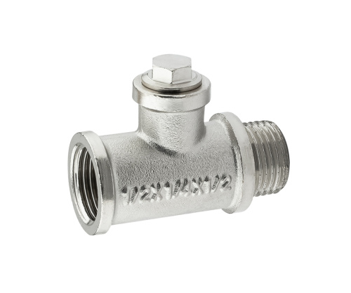 Резьбовой фитинг PROFACTOR Тройник с переходом на манометр 1/2"х1/4"х1/2" вн/вн/нар фото в интернет-магазине САНТЕХСИТИ