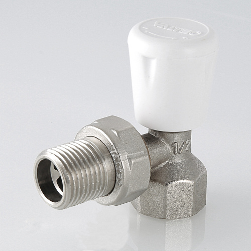Радиаторный кран VALTEC 1/2" угловой фото в интернет-магазине САНТЕХСИТИ