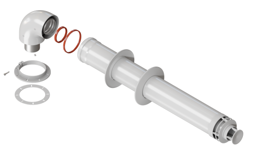 Комплект коаксиальный VIVAT D60/100-0.75 м (Ferroli) фото в интернет-магазине САНТЕХСИТИ