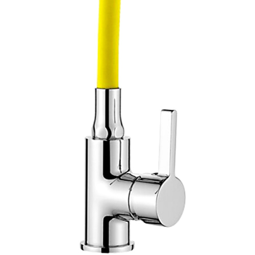 Смеситель для кухни с гибким изливом Ledeme Rainbow L4898-4 фото в интернет-магазине САНТЕХСИТИ