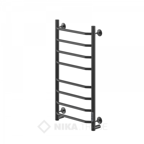 Полотенцесушитель НИКА с греющим кабелем WAY III 80/40 U (RAL9005 mat) фото в интернет-магазине САНТЕХСИТИ