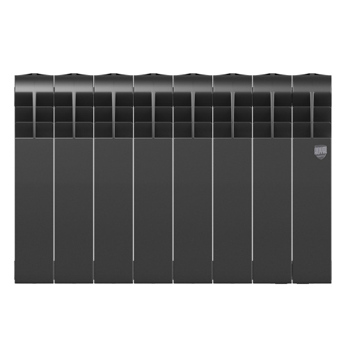 Радиатор биметаллический Royal Thermo BiLiner 350 /Noir Sable - 8 секций фото в интернет-магазине САНТЕХСИТИ