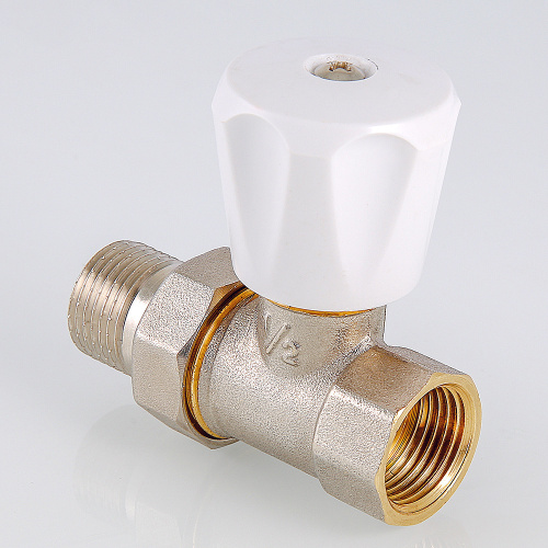 Радиаторный кран VALTEC компактный 3/4" прямой фото в интернет-магазине САНТЕХСИТИ