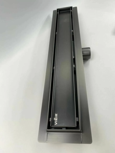 Трап для душа VIEIR DLA-G под плитку графит 900 мм фото в интернет-магазине САНТЕХСИТИ