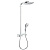 Hansgrohe Raindance Душевой гарнитур, в набор входят: верхний душ Raindance Select 300 3 jet с шарнирным соединением и QuickClean 2 типа струи: Rain: широкая дождевая струя. RainAir: объемная дождевая струя с технологией AIRPower, термо фото в интернет-магазине САНТЕХСИТИ