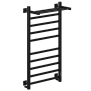 Полотенцесушитель НИКА с греющим кабелем STEP-1 ВП U 100/50 (RAL9005 mat) фото в интернет-магазине САНТЕХСИТИ