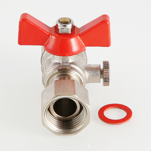 Кран шаровой VALTEC для подключения манометра 1/2"х1/2" фото в интернет-магазине САНТЕХСИТИ