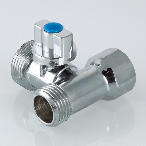 Кран проходной VALTEC для стиральной машины 1/2"х3/4"х1/2 фото в интернет-магазине САНТЕХСИТИ