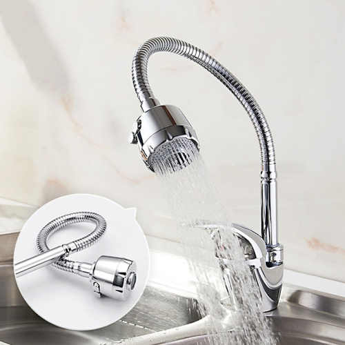 Смеситель для кухни с гибким изливом Ledeme H02-B L4302-B фото в интернет-магазине САНТЕХСИТИ