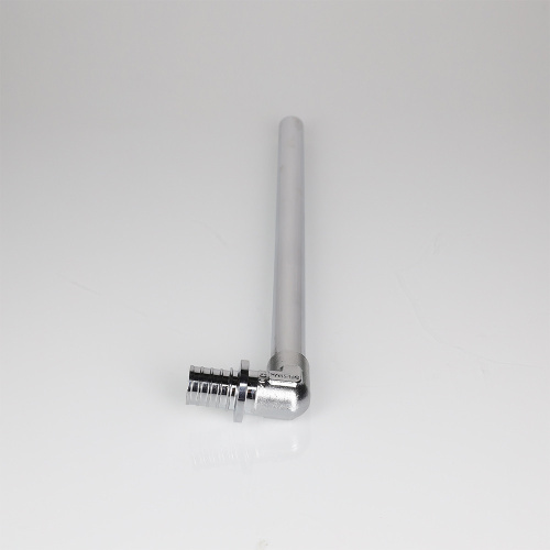 Угловой аксиальный фитинг с хромированной латунной трубкой 20х15 L 300 мм фото в интернет-магазине САНТЕХСИТИ